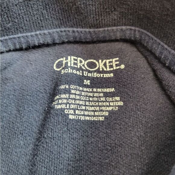 Cherokee Navy longsleeve uniform shirt M - Picture 3 of 3
